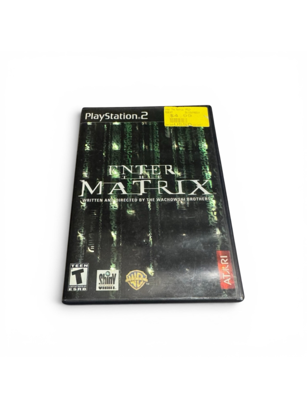 Unisex Atari Enter The Matrix PS2 Video Game Case Only